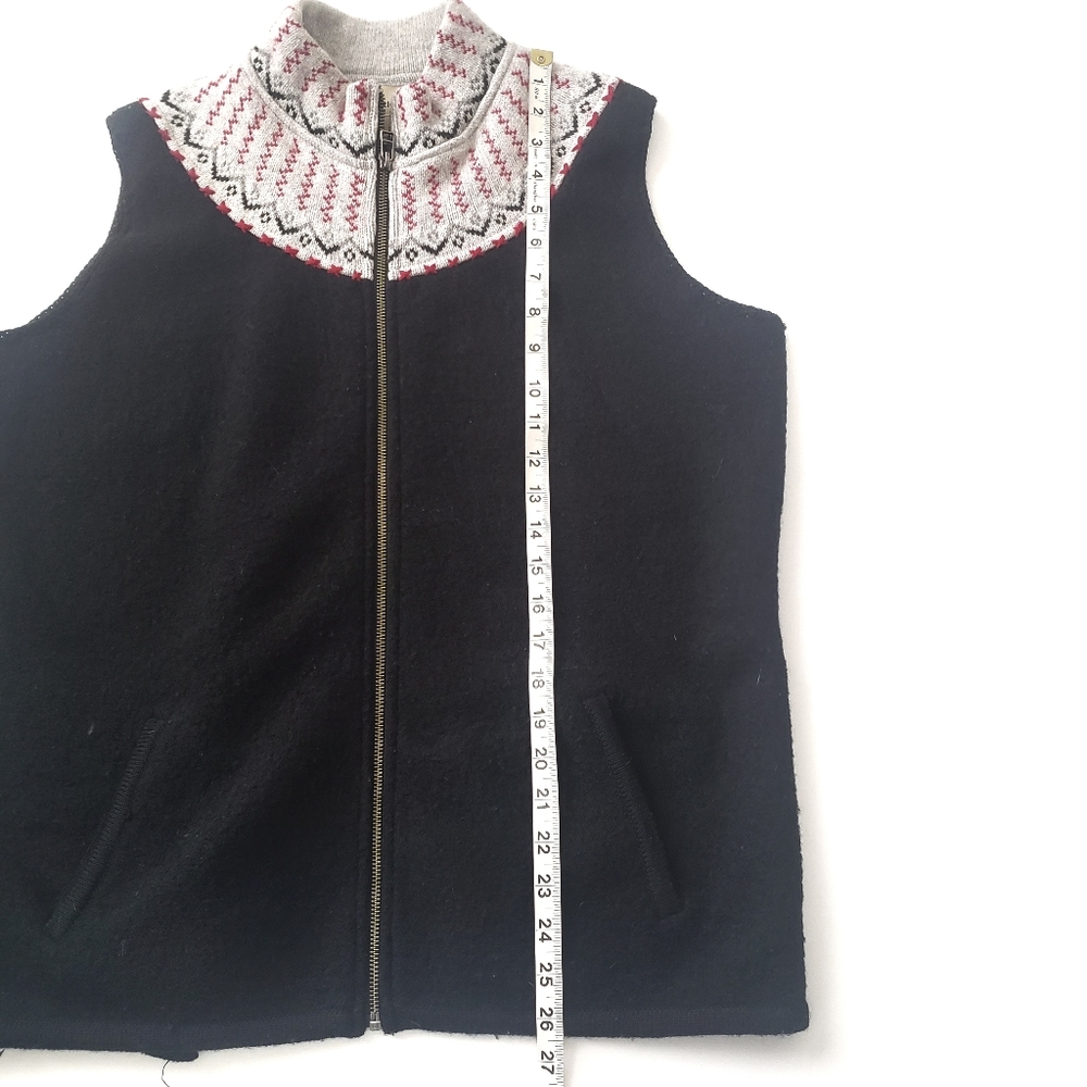Woolrich Women's Wool Fair Isle Sweater Vest XL - Picture 8 of 13